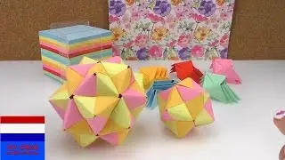 origamister / stap-voor-stap origamihandleiding / 3D-ster van papier knutselen