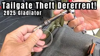 Jeep Gladiator Tailgate Theft Prevention