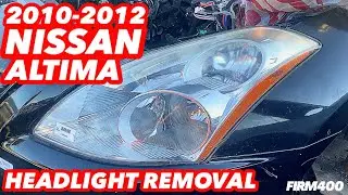 2010-2012 NISSAN ALTIMA HEADLIGHT REMOVAL