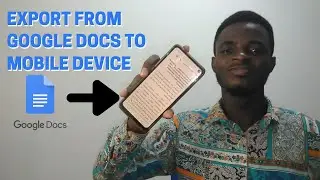 Google Docs: How to export files from Google Docs to your mobile phone