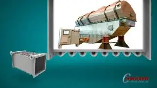Finned Tube Heat Exchanger Animation
