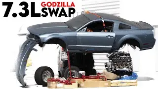 7.3L GODZILLA SWAP BEGINS!!!! Plus 900 HP on 93 Octane?!!!