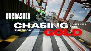 Can I Beat GOLD at The Dock? Full Uncrashed FPV Container Race 🏆