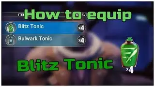 Dauntless How to equip Blitz Tonic