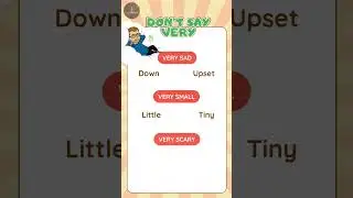 Say It Better: Strong Words for Sad, Small, and Scary! #synonyms #english #learningvocabulary