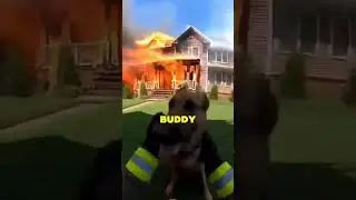 Firefighter Rescues 2 Dogs From House Fire!