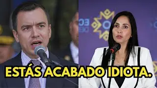 Daniel Noboa DEMAND&Oacute; EN VIVO a Luisa Gonz&aacute;lez-Su reacci&oacute;n fue VIRAL