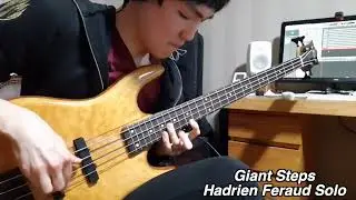 Giant Steps - Hadrien Feraud Solo Cover, Ken Smith Burner Brazillian Rosewood, Bass Jazz solo