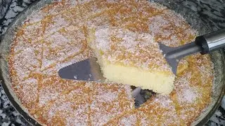 جربي وردي عليا الخبار👌اسهل واسرع ما يمكن تحضري فرمشة عين❗ بسبوسة اللبن خلطي وطيبي 😋