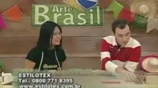 ARTE BRASIL - THAIS KATO - DOBRADURA EM TECIDO (14/06/2011 - Parte 2 de 2)