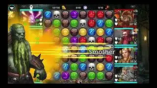 Gems of War Garnetaerlin Dragon Boss from Dhrak Zum Kingdom