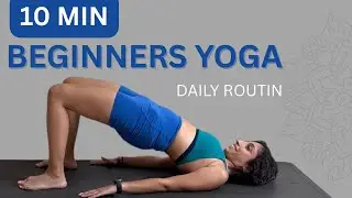 10 Min Yoga for Beginners – Easy Full Body Stretch | Day 1