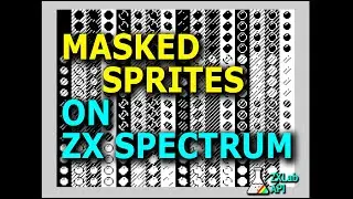 How to BLIT masked sprites into ZX Spectrum Emulator?