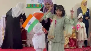 15 August Celebration an Act on Indian Couples by  Preprimary Students from ILM THE SCHOOL 
