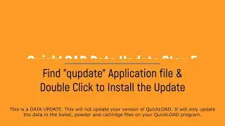 QuickLOAD.co.uk - Data Update installation user video 02/04/2024