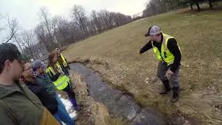 SM 402 Watershed Management: NAACC training, learning about bankfull width
