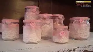 Come decorare dei vasetti di vetro in stile provenzale
