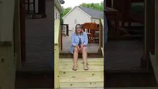 Gotta let that pressure treated wood dry out before it can accept stain. #diy #deck #shorts