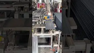 How automatic wood plastic building materials factory work #technology #machine #shorts #wpc