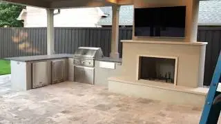 Dallas Texas Backyard Patio, Landscape and Pool Surround System PART#2
