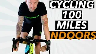 HOW HARD IS IT TO CYCLE 100 MILES INDOORS | Zwift Challenge on Volcano Circuit