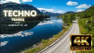 Norway in 4k (3,5 hrs) with Techno & Trance Music