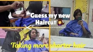 Short hair cut for girls 👧 My new haircut look ✂️ 😍 after long time 