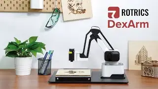 &iexcl;Rotrics DexArm, el brazo rob&oacute;tico de escritorio todo en uno para grabado l&aacute;ser, impresi&oacute;n 3D y m&aacute;s!