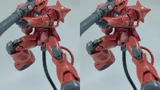 【e鸽模玩】高高/唯美HGGTO夏亚扎古赤色彗星版！#扎古 #胶佬 #模玩 #高达模型