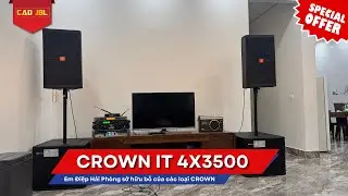 Em Điệp Hải Ph&ograve;ng sở hữu &ldquo;bố của c&aacute;c loại Crown&rdquo; &ndash; iTech 4x3500HD + JBL SRX 718 USA + Shure QLXD4