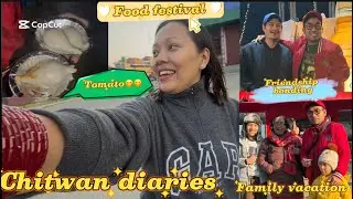 Chitwan Rhinos home||Vacation mood||Family vacation||friendship||Food festival ||Tandi😍