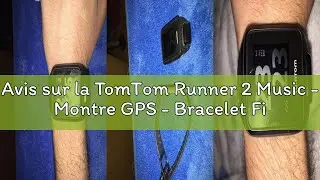 Avis sur la TomTom Runner 2 Music - Montre GPS - Bracelet Fin Bleu Marine / Violet (ref 1REM.001.02)
