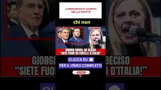 ⚪DECISIONE SHOCK DI GIORGIA MELONI E' FINITA SIETE FUORI DA FRATELLI D&rsquo;ITALIA #gossipsinthenews