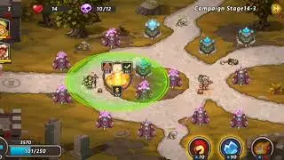 Castle TD2 level 14-3 The chaos of the city (3 stars)
