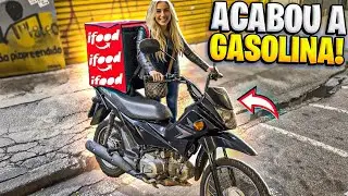 40 MINUTOS DE IFOOD DE POP 110 SEM FILTRO - ACABOU A GASOLINA 🤣🤣