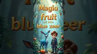 Blue Deer searched for magic fruit in the forest! amazing fruit, educational video,# animal