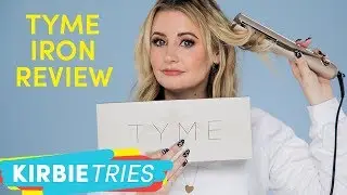 Easiest Flat Iron Curls Ever? The Tyme Iron Review