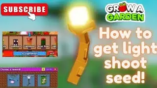 Roblox Grow a Garden | How To Get The Lightshoot Seed | New Event Seed Pack | Fairy Event Guide |