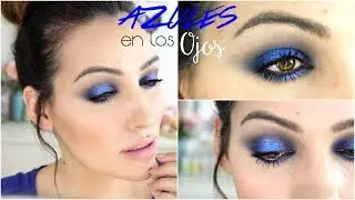 Cómo maquillarse con sombras azules