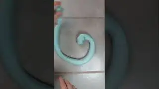 Teal heart slime