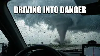 Driving Into Severe Weather | Tornado Warning Dashcam