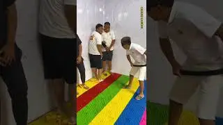 Screaming Chicken Blindfolded Beating Challenge, here comes the shiatsu board! (Part 3)