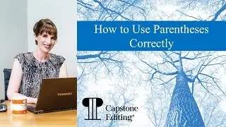 How to use brackets (parentheses) correctly