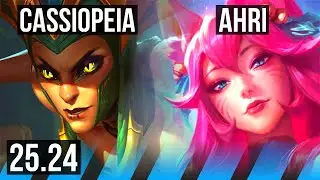 CASSIOPEIA vs AHRI (MID) | EUW Challenger | 25.24