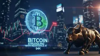 Bitcoin struggling with resistance at 94K
