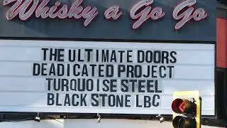 The Ultimate Doors Dedicated Project Billboard Whisky A Go Go Sunset Blvd Los Angeles CA Jan 9, 2026