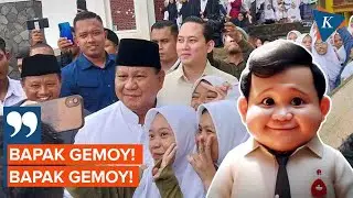Momen Prabowo Diteriaki 