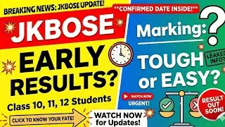 JKBOSE Class 10th, 11th, 12th Result Date | Results Early😭😭? | 15% Relaxation | Amir Edtalk 