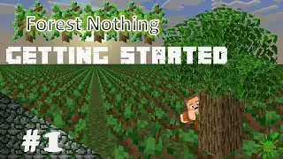 Minecraft Bedrock Lets Play - Forest Nothing Episode 1 - Getting Started!