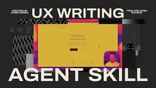 UX writing agent skill